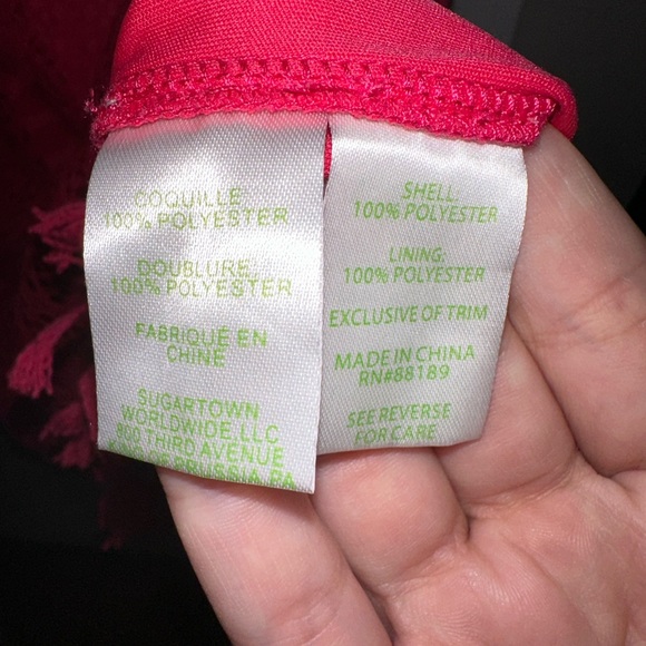 Lilly Pulitzer Seminole Dress- pomegranate- XS! - Picture 4 of 6